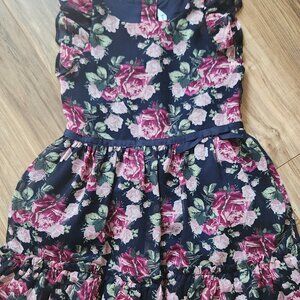 Janie and Jack Floral Chiffon Dress